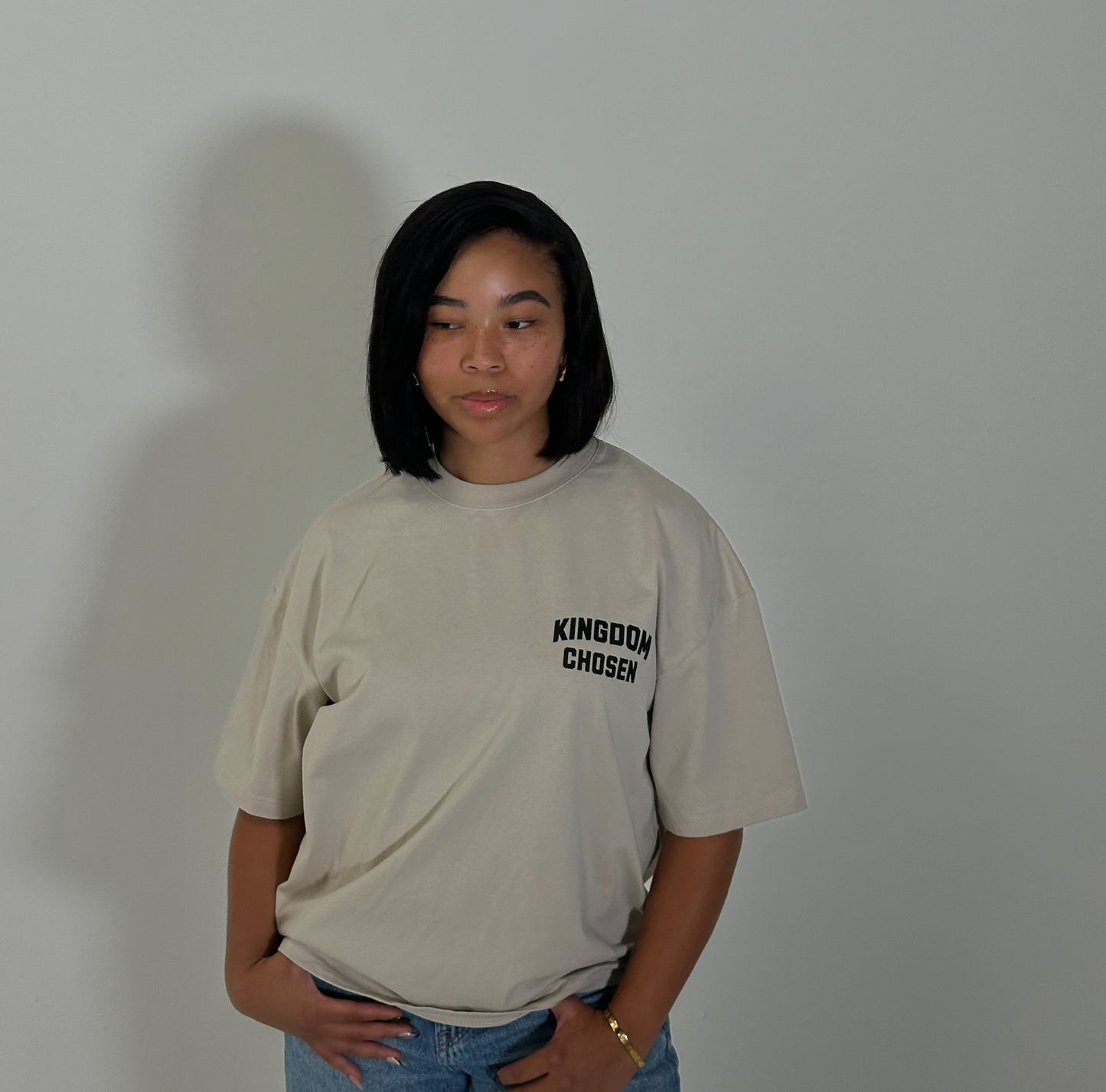 CHOSEN TEE - BEIGE